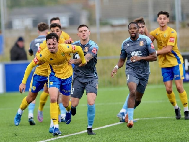 Action and goal celebration's from Lancing's win over Three Bridges