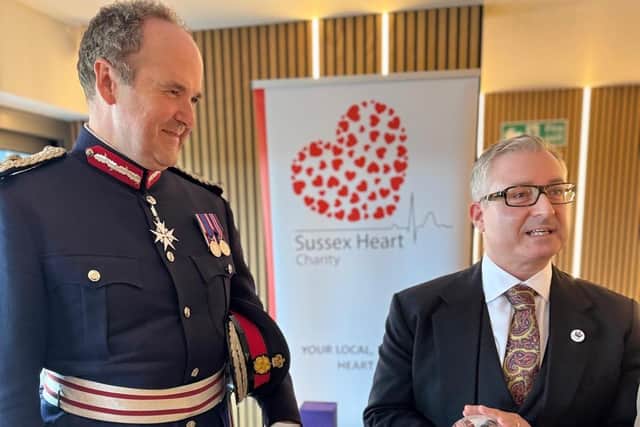 Lord-Lieutenant of East Sussex and Jason Palmer.