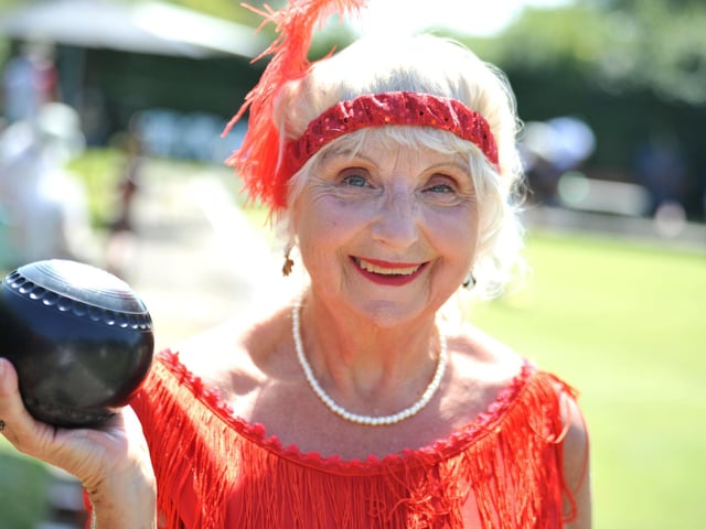 Crawley Bowls Club celebrated its 100th birthday with teams dressed in 1920s outfits. SR2508147 Pic S Robards/Nationalworld