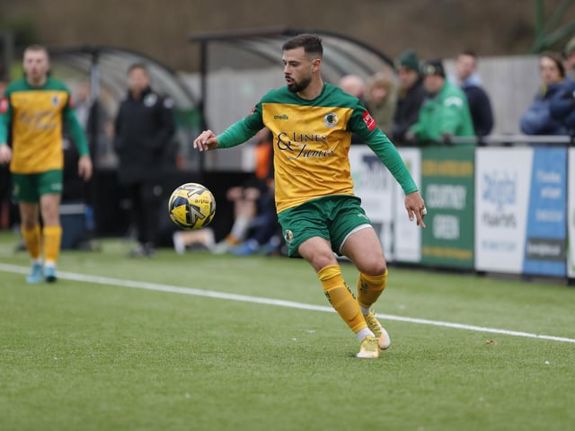 Isthmian Premier action from Horsham's excellent 3-1 home win over play-off chasing Billericay Town on Saturday