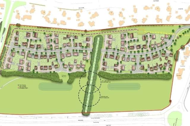 Potential layout of the Angmering development
