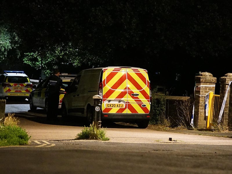 Pells Recreation Ground in Lewes has been taped off following a police incident on Saturday night (August 19).
