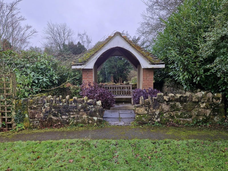 One of the places to sit and enjoy the garden