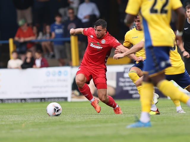 Action from Worthing's win at St Albans in National League South