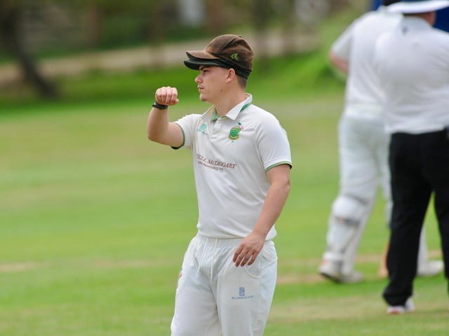 Action from Findon CC's Sussex League division two clash with Burgess Hill