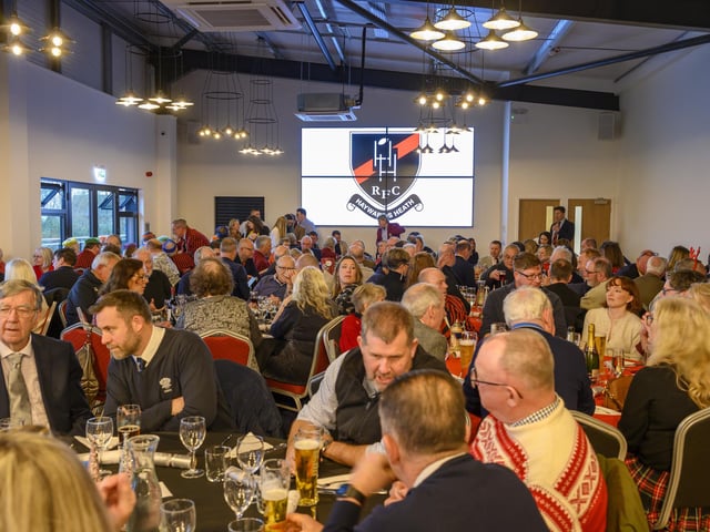 From Haywards Heath Rugby Football Club's opening of their new clubhouse on 21 December 2024. : Haywards Heath RFC clubhouse opening