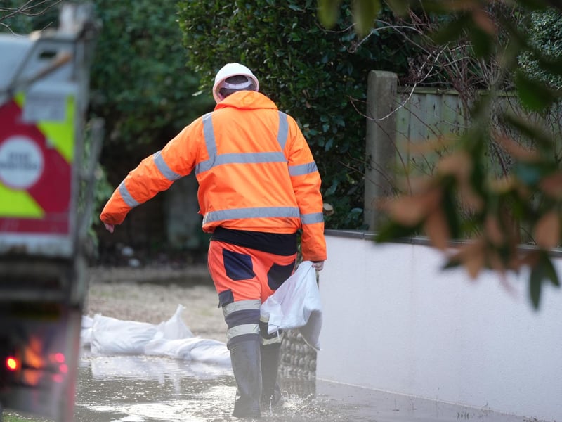 There have been reports of a flooded street at the Aldwick Bay Estate
