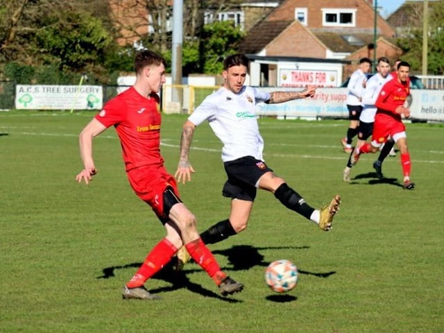 Pagham v Newhaven in the SCFL premier - it finished 0-0
