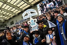 Brighton and Hove Albion fans will travel to Wembley in force this Sunday for their FA Cup semi-final clash with Man United