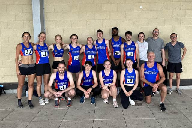 Hastings AC's Southern athletics League team  | Contributed picture