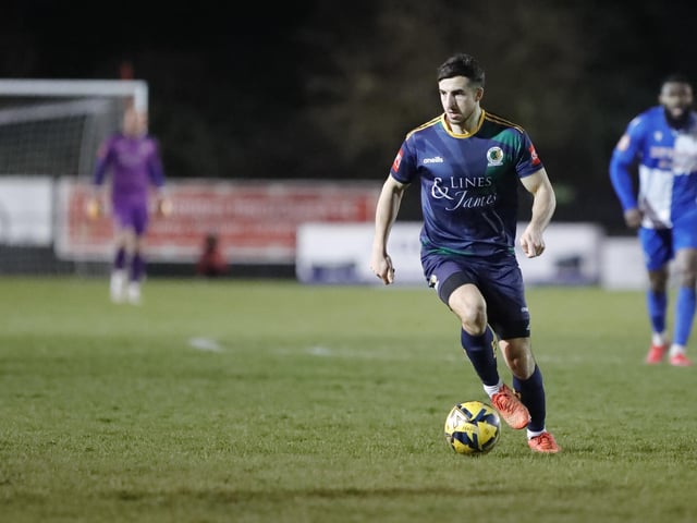 Horsham FC in action at Hornchurch in the Isthmian premier division