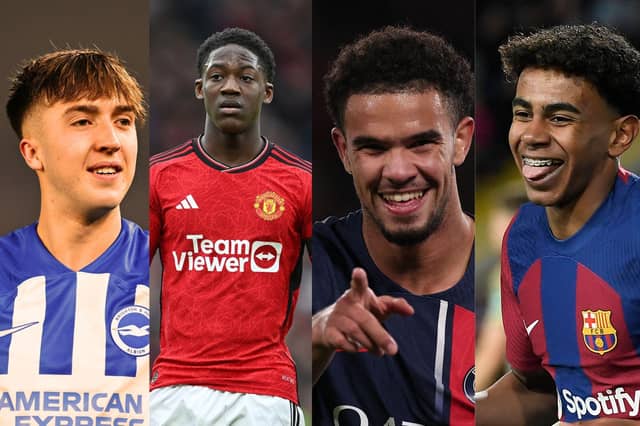 Brighton & Hove Albion’s Jack Hinshelwood (left) has been included in a list of the top 50 best wonderkids in world football.