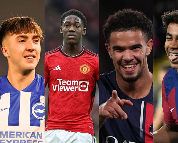 Brighton & Hove Albion’s Jack Hinshelwood (left) has been included in a list of the top 50 best wonderkids in world football.