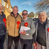 Roger Nash and his canvassing team