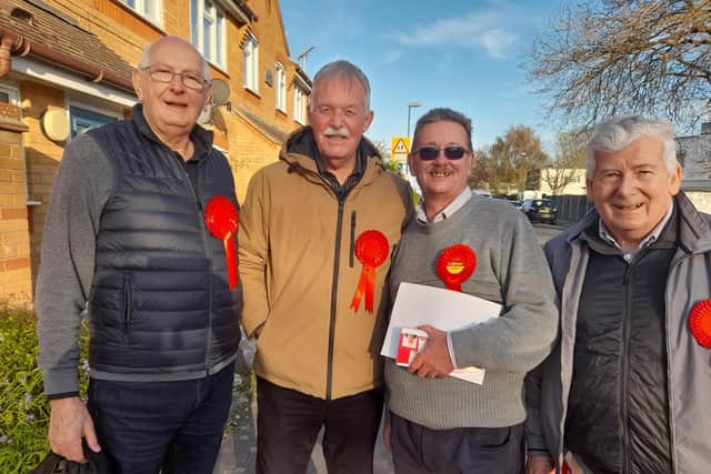 Roger Nash and his canvassing team