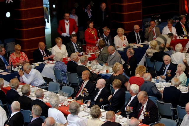 The scene at the Assembly Hall during the 2008 visit