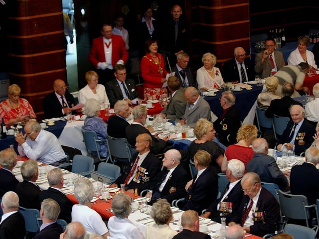 The scene at the Assembly Hall during the 2008 visit