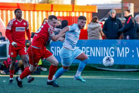 Action from Eastbourne Borough's National League South visit to Hemel Hempstead Town