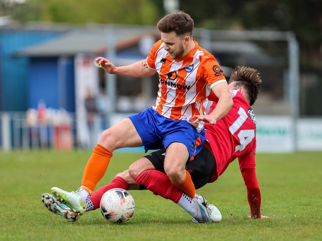 Action from Eastbourne Borough's defeat at Braintree in the National Lague South