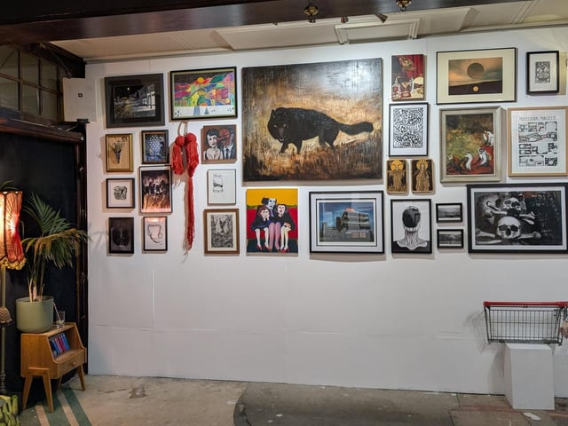 The Toad in the Hole's Dark Fest art gallery