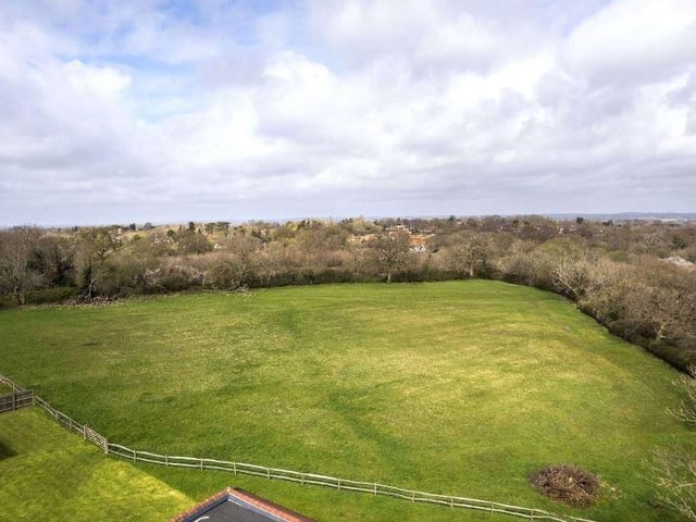 To the north of the house is the paddock, which is fully enclosed with post and rail fencing, and accessed via a five bar gate - about 4.58 acres in all