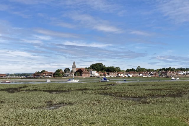 The picturesque village of Bosham in West Sussex was highlighted as a must see place. Just be careful where you leave your car....