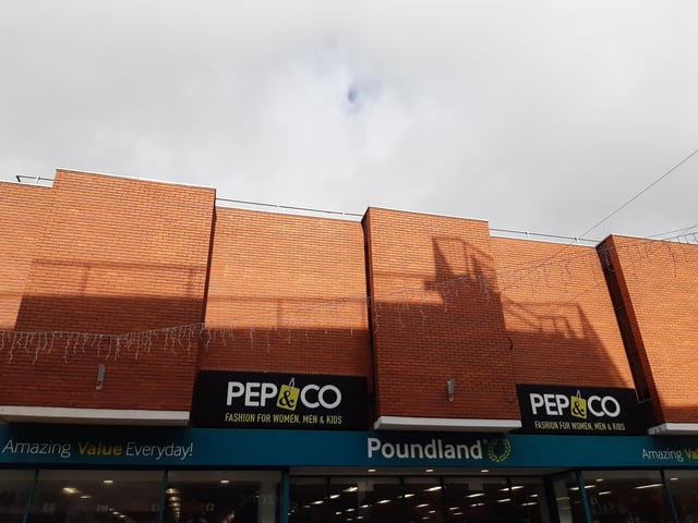All bricked up now but once, this was the top floor of BHS, where they had a busy restaurant