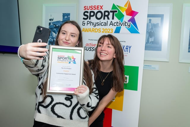 Winners and finalists at the Sussex Sport and Physical Activity Awards for 2023