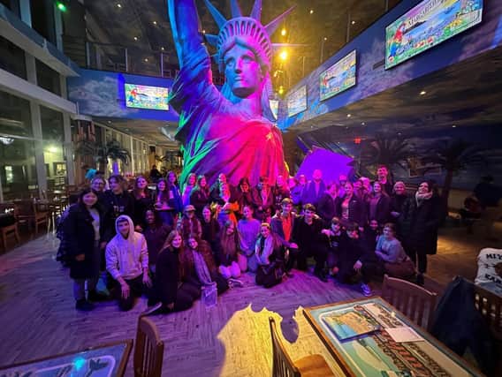 Durrington High art students experiencing the culture of New York city