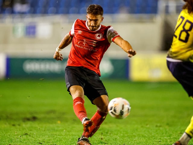 Action from Eastbourne Borough's draw at Farnborough