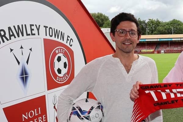 Crawley Town co-owner and co-chairman Eben Smith. Picture: Courtesy of Crawley Town