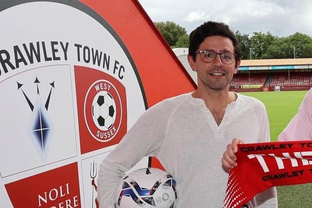 Crawley Town co-owner and co-chairman Eben Smith. Picture: Courtesy of Crawley Town