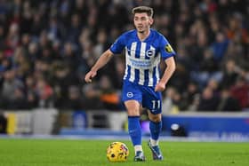 Billy Gilmour of Brighton in action