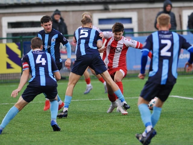 Steyning Town v Crowborough Athletic in the SCFL premier