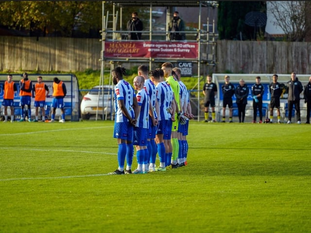 Match action from Saturday's drawn West Sussex derby between Haywards Heath Town and Chichester City in the Isthmian South East