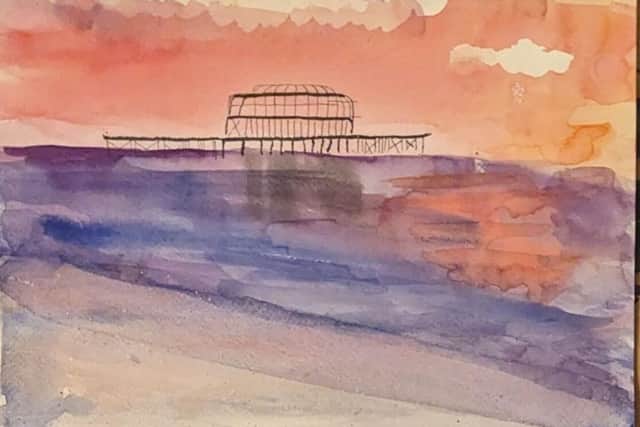 Painting of Brighton Pier by Eliph Hadert to be displayed at the exhibition