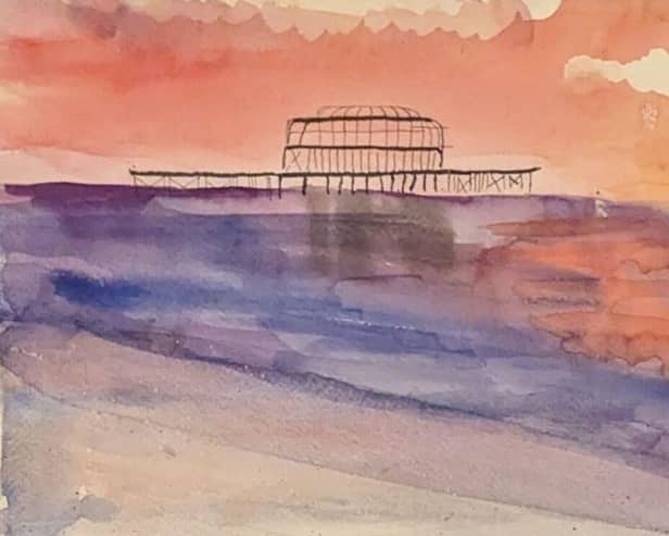 Painting of Brighton Pier by Eliph Hadert to be displayed at the exhibition