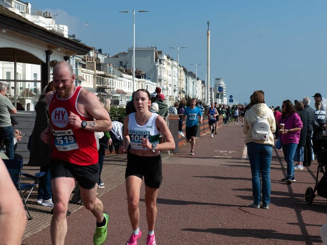 Hastings Half Marathon 2026 - pictures by Frank Copper