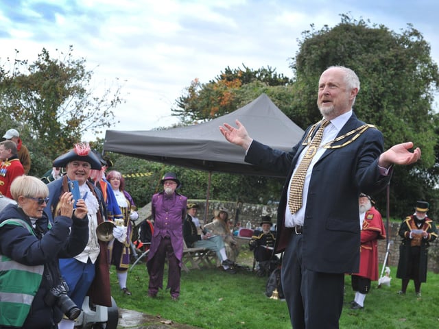The 71st National Town Criers' Championships in Rye on October 12 2024.