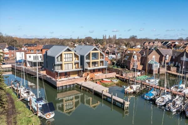 The three bedroom Dolphin Quay home is on the market for £2,250,000. Picture: Jackson-Stops, Chichester