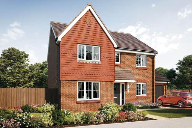 The showhome launch follows the opening of a sales office on site last month. Bellway is building 185 new homes on the 13.5-acre site off Steers Lane