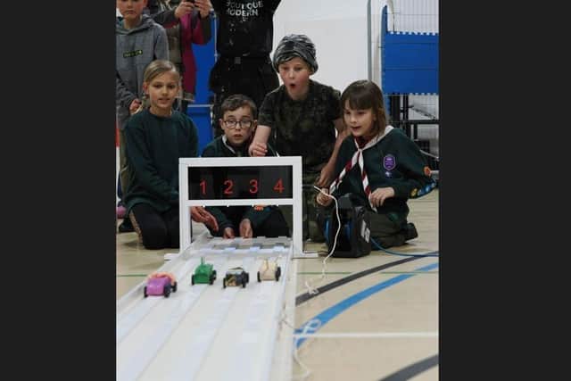 Willingdon Cub Scouts group hold racing event