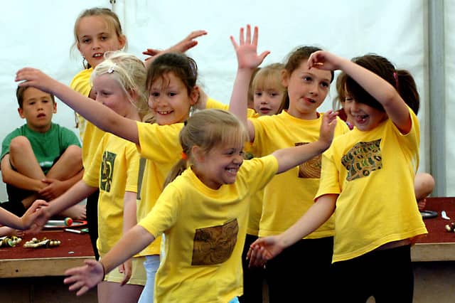 Sompting Village Primary School performing in June 2009