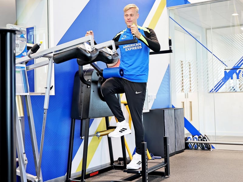 Jan Paul van Hecke build up his fitness after a groin injury