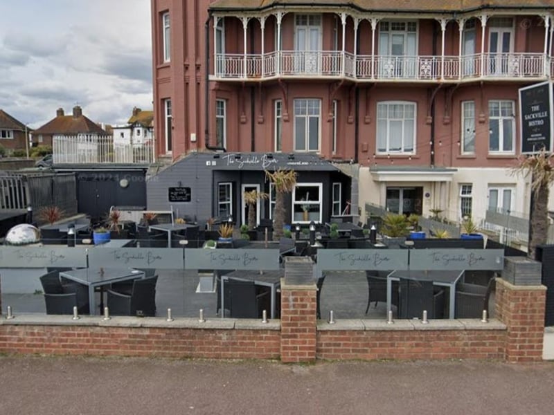 The Bistro, in the De La Warr Parade, Bexhill, has a rating of 4.4 from more than 500 reviews