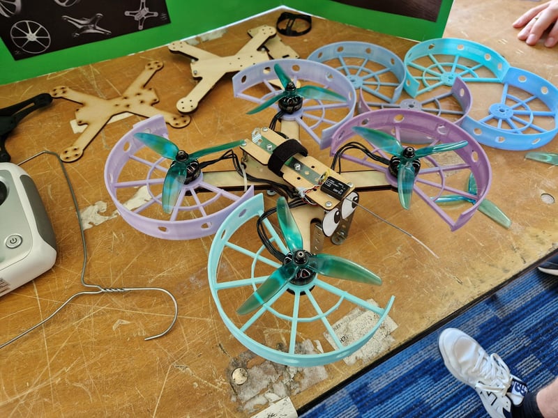 Imberhorne School's drone