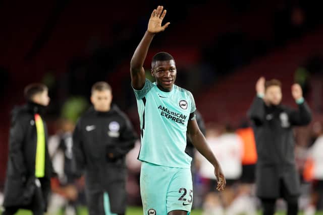 Moises Caicedo has been one of the stand-out performers for Brighton this season.  (Photo by Warren Little/Getty Images)
