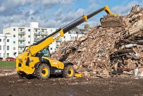 Littlehampton bonfire being built ahead of the big event on Saturday, October 24. Photo: Eddie Mitchell