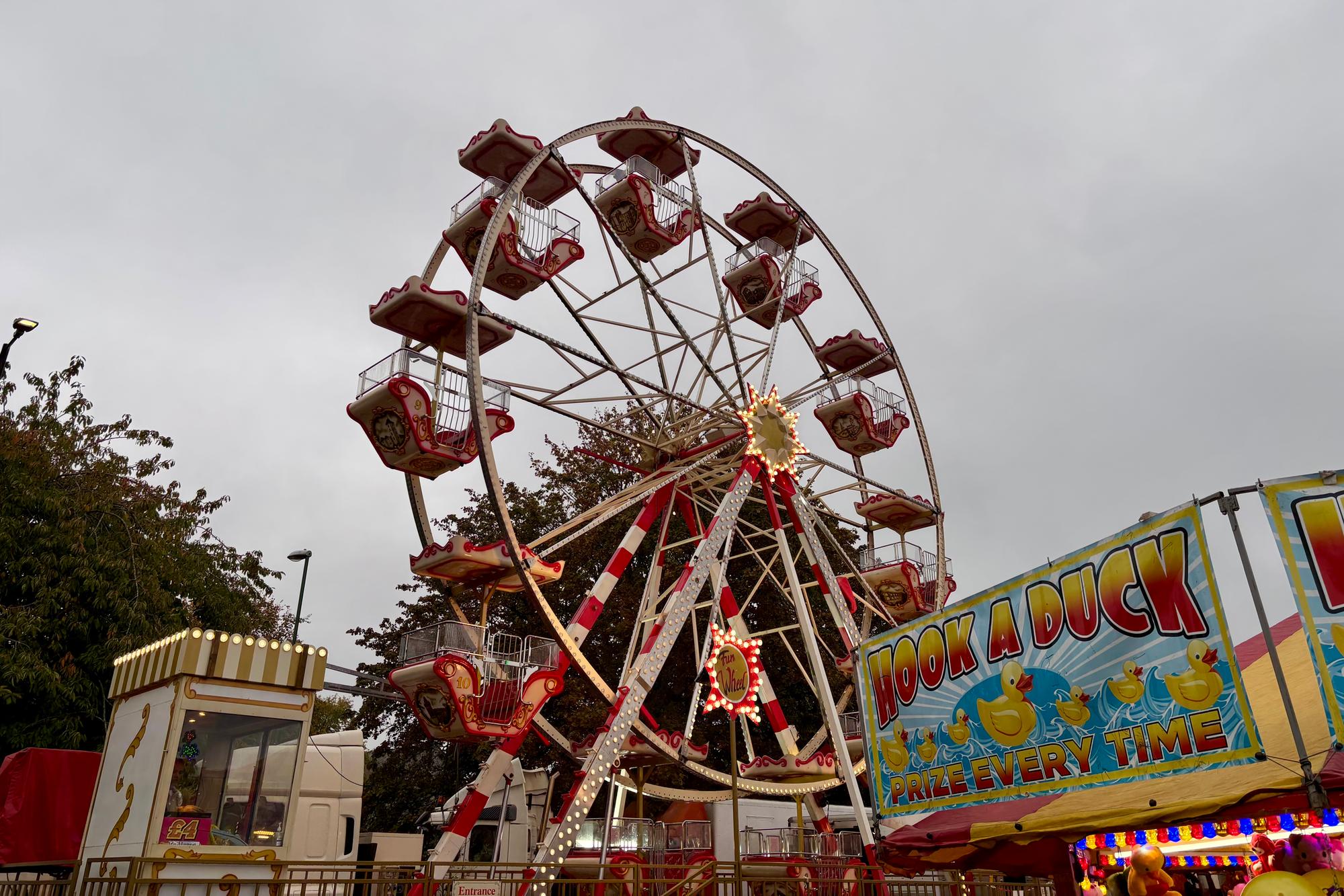 Chichester’s annual Sloe Fair returned to Northgate car park on Tuesday (October 20), bringing a colourful collection of funfair rides to the city.