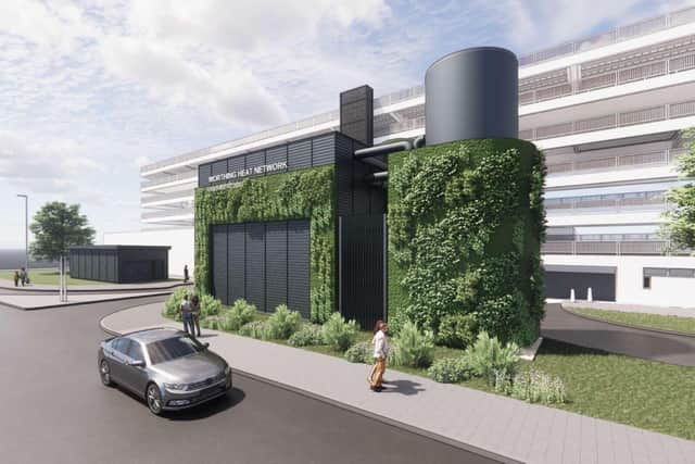 CGI of the Energy Centre at High Street multi-storey car park